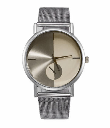 Reloj plata extensible metal elegante R2547