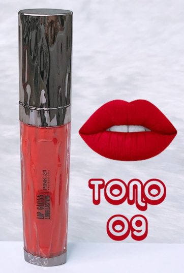 Labial Lip Gloss Long Lasting tono 9 Pink 21 M1521