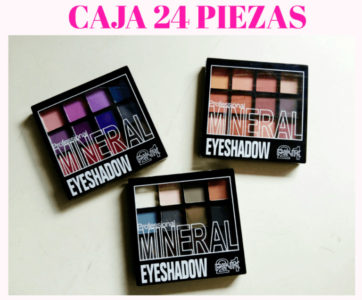 Caja 24 piezas Estuche Professional Mineral Eyeshadow Pink 21 M1434-CAJA
