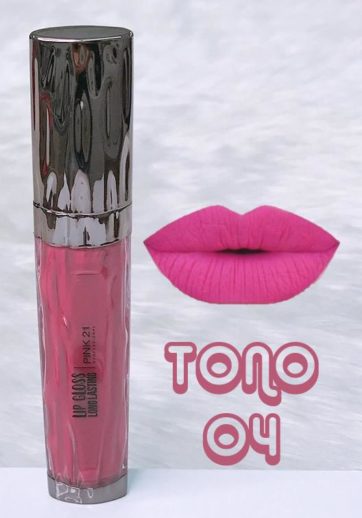 Labial Lip Gloss Long Lasting tono 4 Pink 21 M1515
