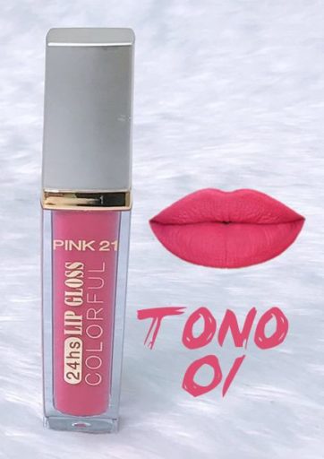 Lip Gloss Colorful 24 hrs. Estilo Milani Tono 1 Gama A Pink 21 M1529