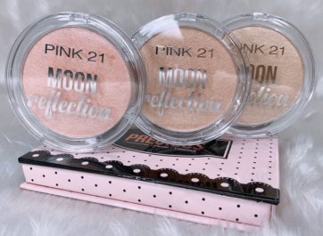 Caja 12 piezas Iluminador Moon Reflection Highlighter 3 tonos distintos Pink21 Gama A M1818-CAJA